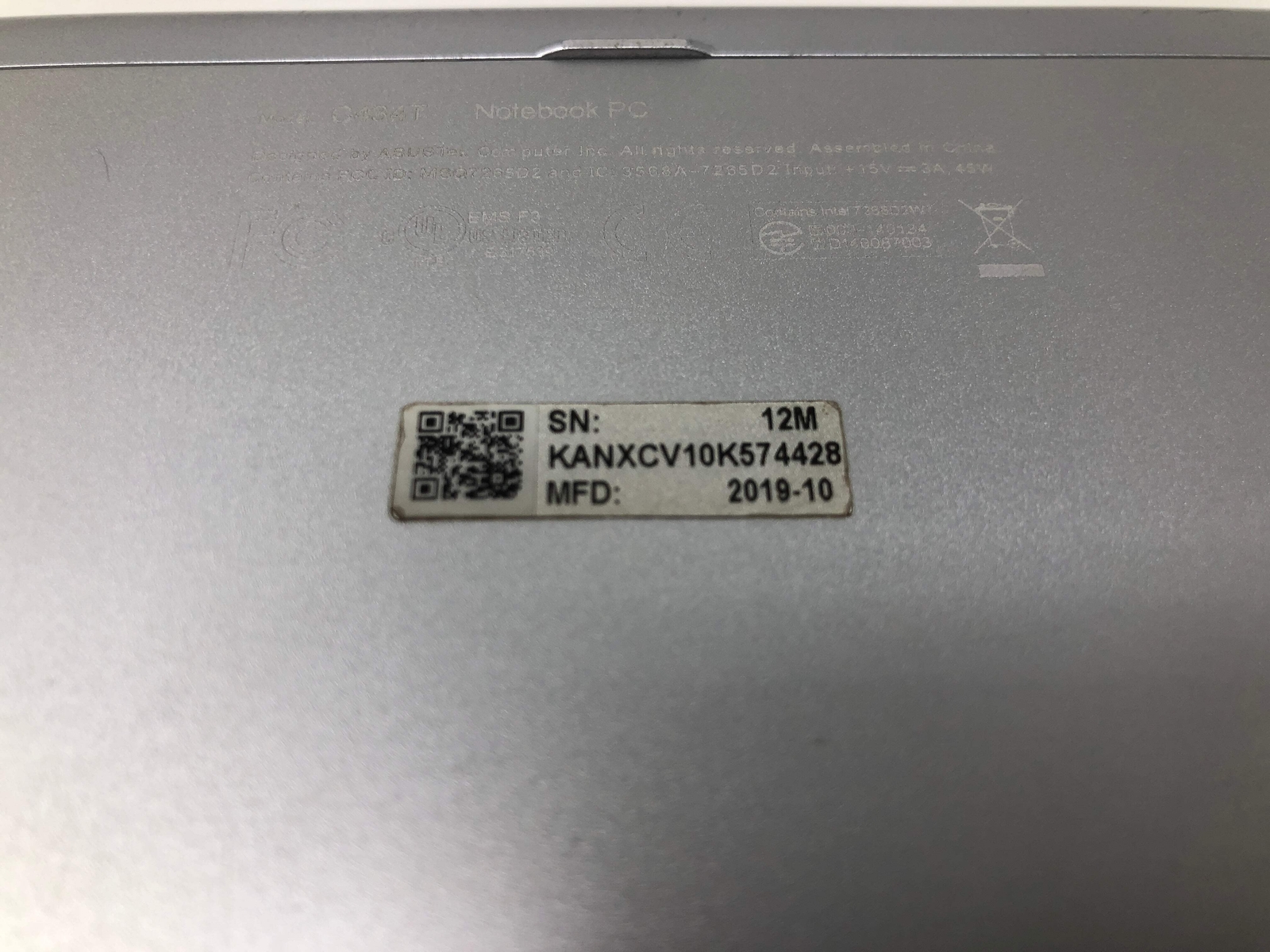 C434T ASUS Chromebook Flip Computer 8th Gen Intel Core M3-8100Y