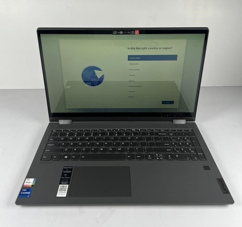 Lenovo IdeaPad Flex 5 15ITL05 Laptop, 15.6″ FHD IPS Touch, i7-1165G7, Iris Xe