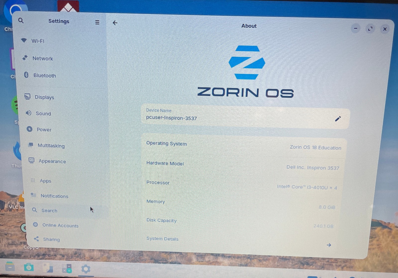 DELL INSPIRON 15-3537 Laptop 15″ i3 256gb+1tb Linux Zorin 18-extras-23