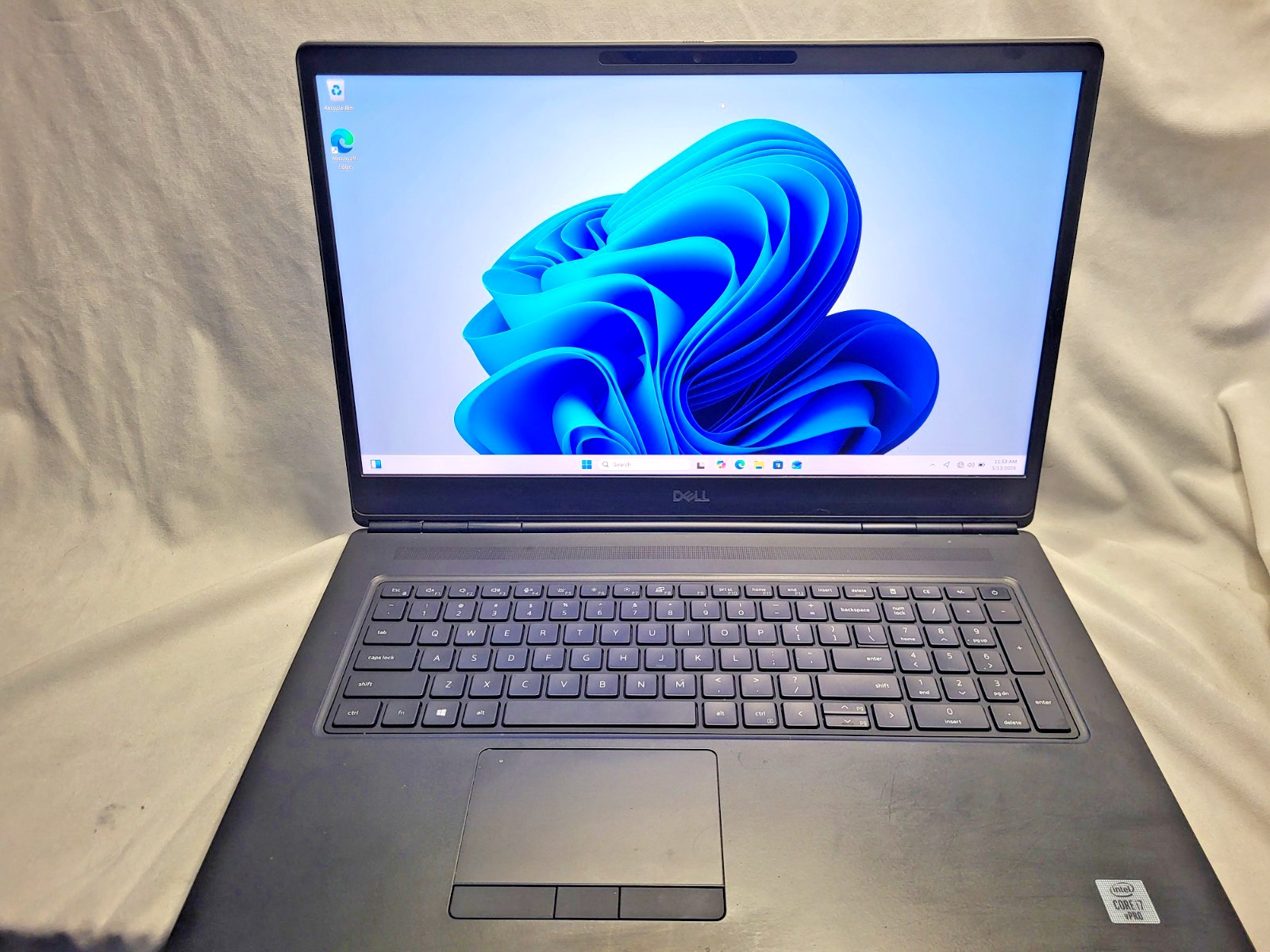 Dell Precision 7750 i7 10850H 2.70GHz 16GB 256 SSD Quadro RTX 5000 w/Win 11
