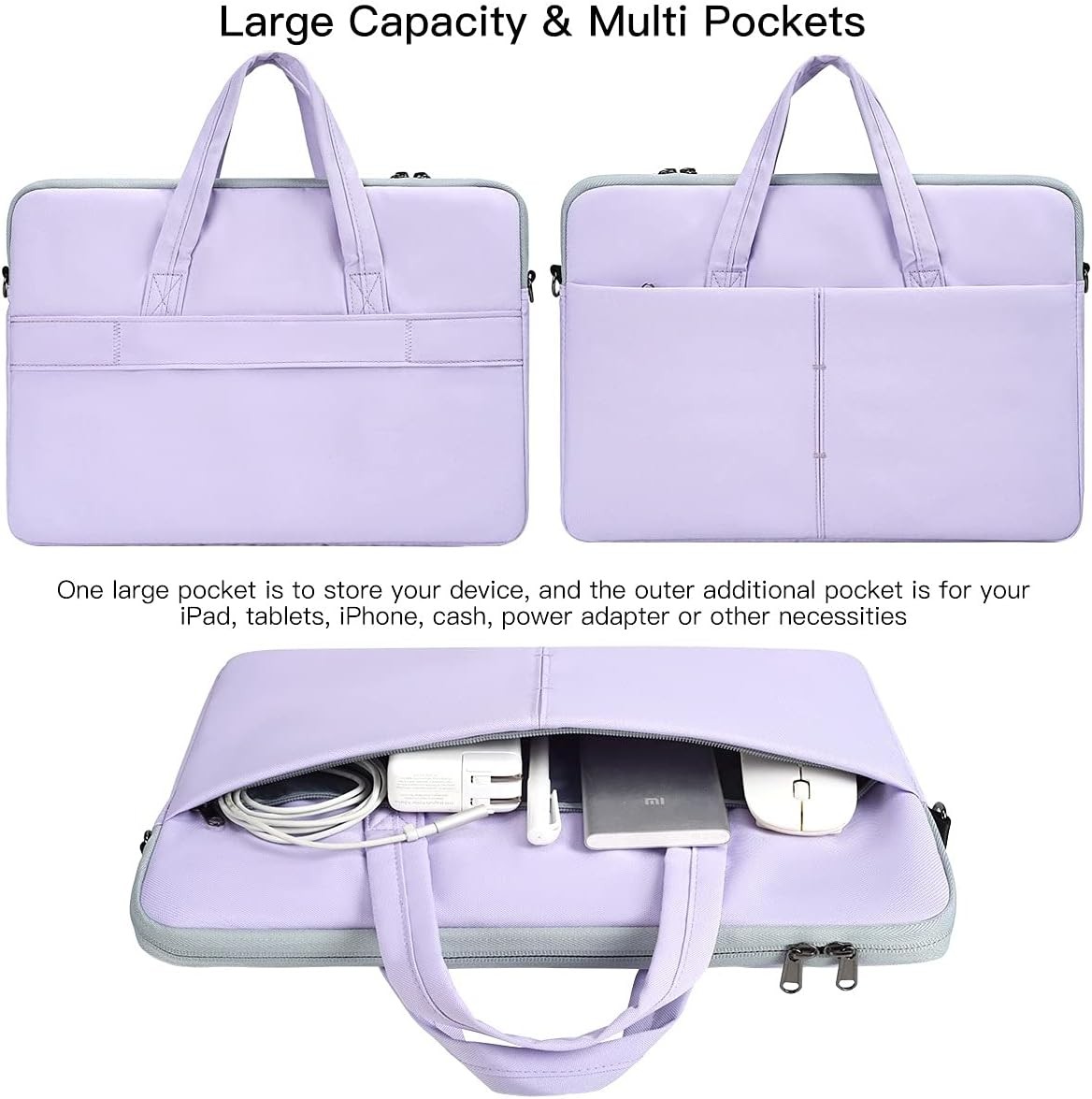17-17.3 Inch Laptop Shoulder Sleeve Bag for Acer Predator 17, HP Envy 17/Pavilio