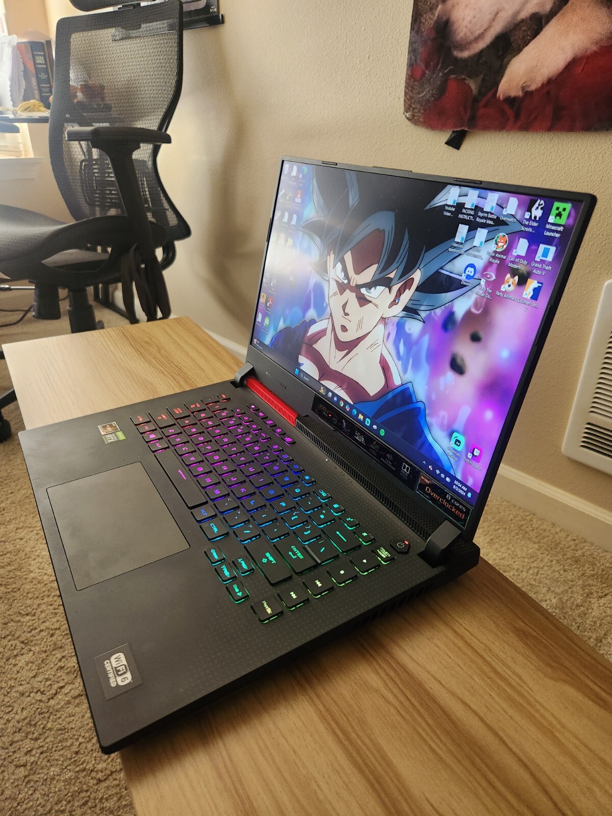 2021 ASUS ROG STRIX G15 15.6” (AMD Ryzen 9 5900HX RTX 3070 16GB RAM 1 TB SSD)