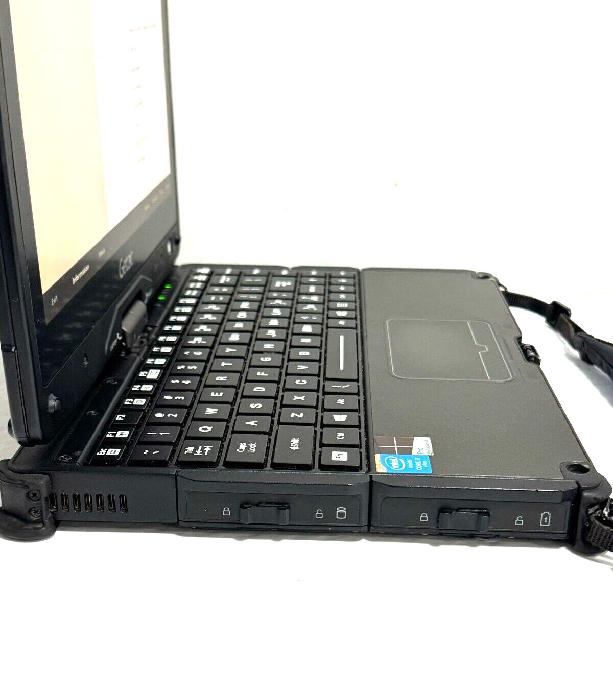 GETAC V110 i7-4600U 2.10GHz CPU  8GB RAM NO CADDY/ NO SSD/ NO CHARGER “Read”