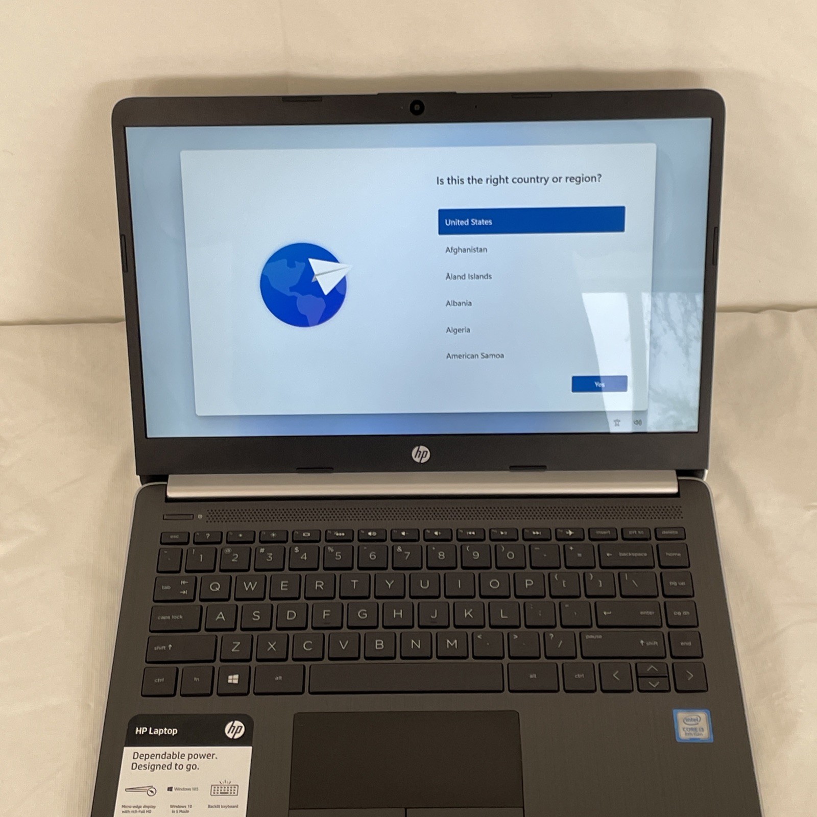 HP 14-df0023cl 14″Laptop | i3-8130U 2.2GHz | 8GB RAM, 128GB SSD M2 | WINDOWS 11