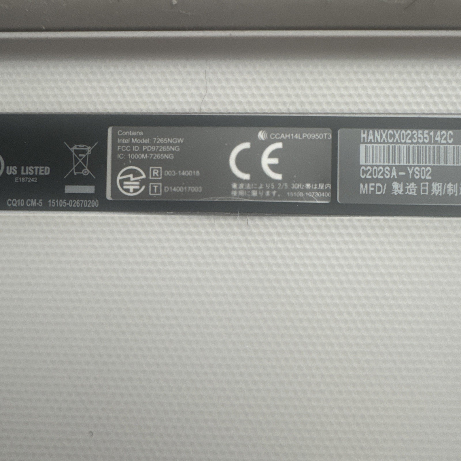 ASUS Chromebook C202SA-YS04 11.6″, Intel Celeron, 32GB eMMc, 4GB RAM, White/Blue