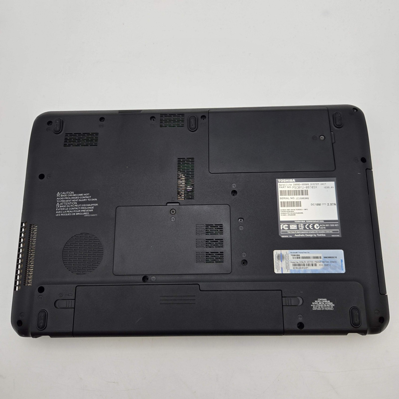 Toshiba Satellite C655-S5509 15.6-inch 4GB RAM 320GB HDD – Bad Battery *READ*