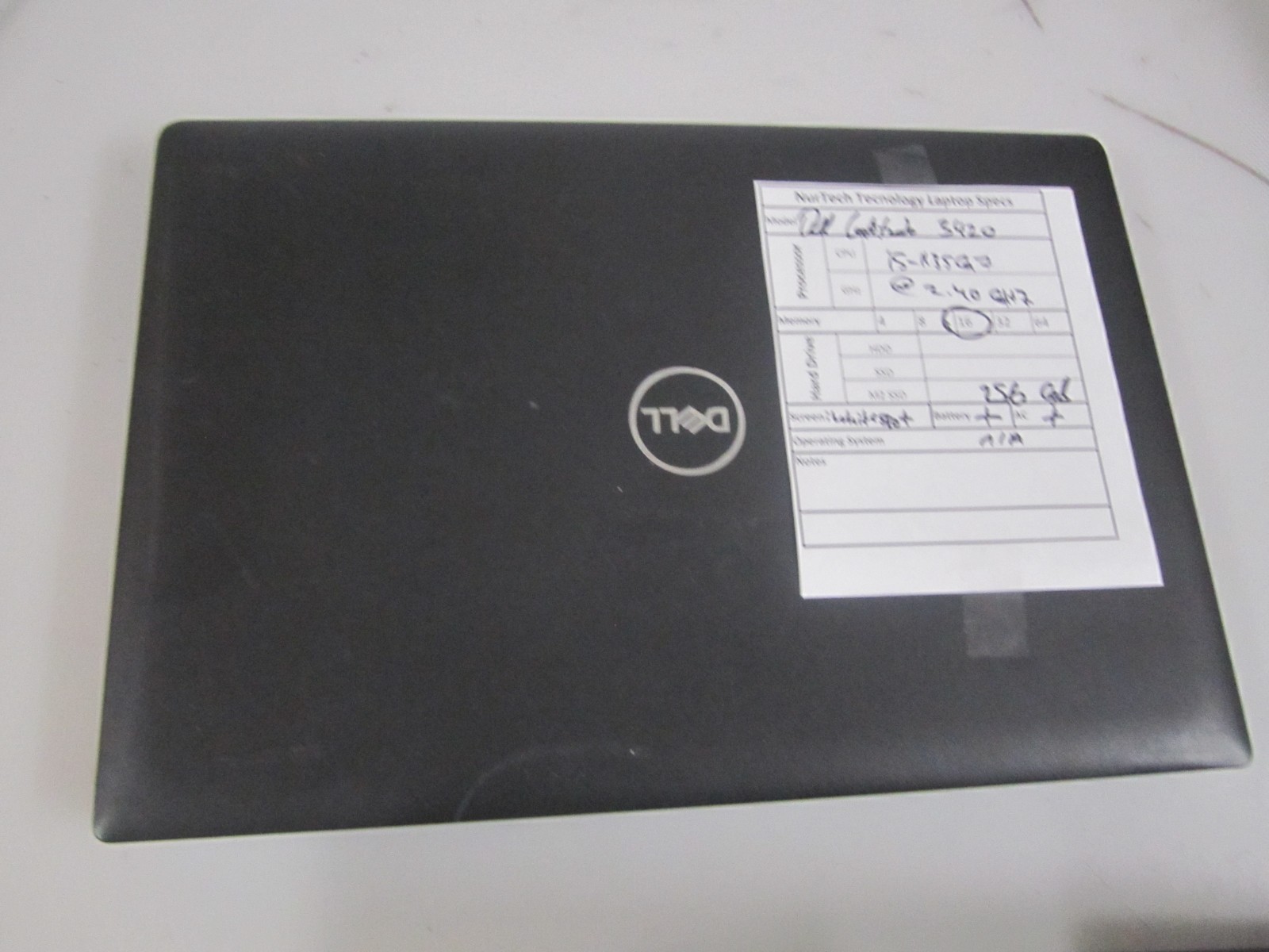 Dell Latitude 3420 I5-1135G7 2.40GHz 16GB 256GB M2SSD NO OS LAPTOP + AC_
