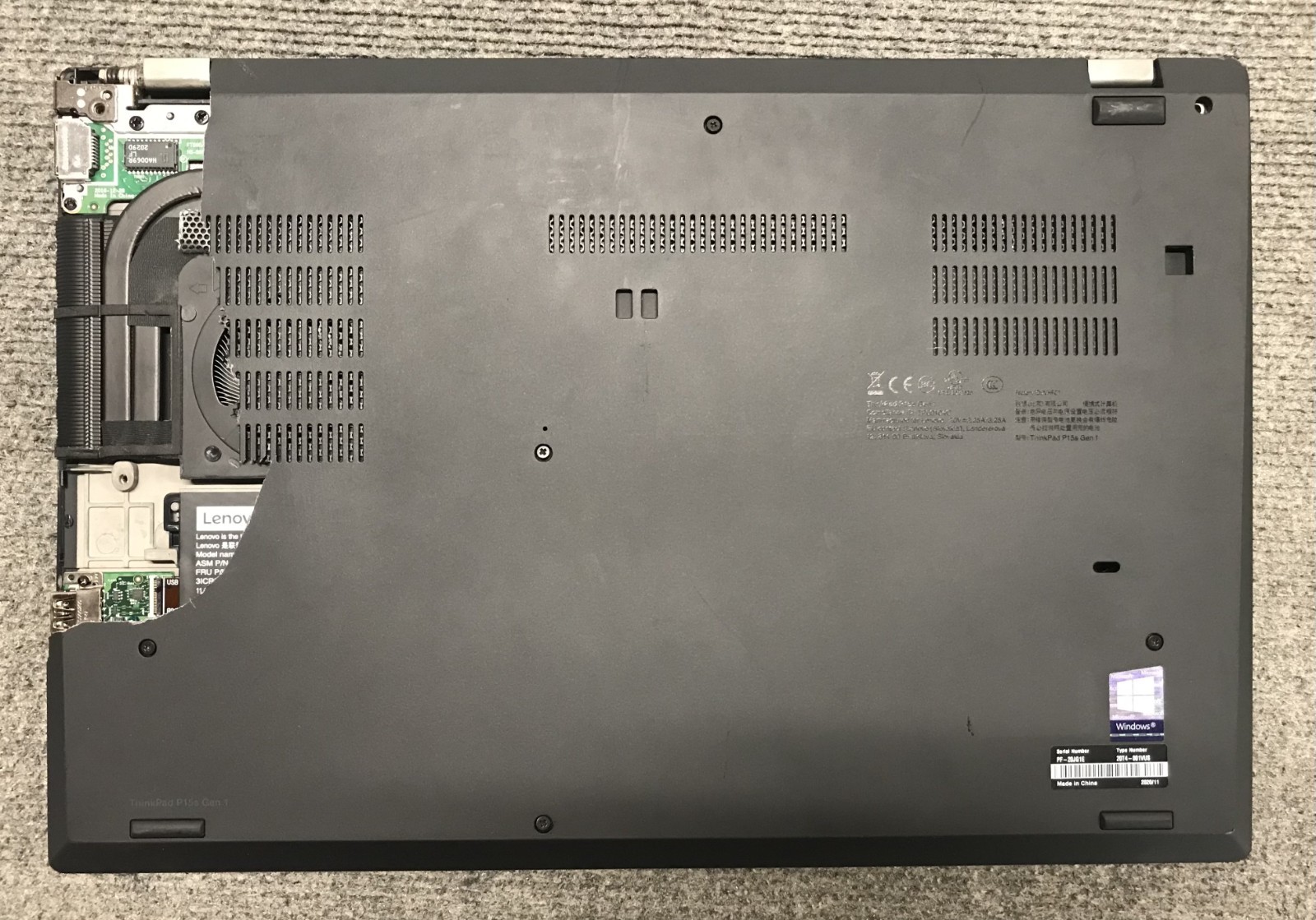 Lenovo ThinkPad P15s Gen 1 15.6″ i7-10510U 16GB RAM, No Storage, Boots to BIOS