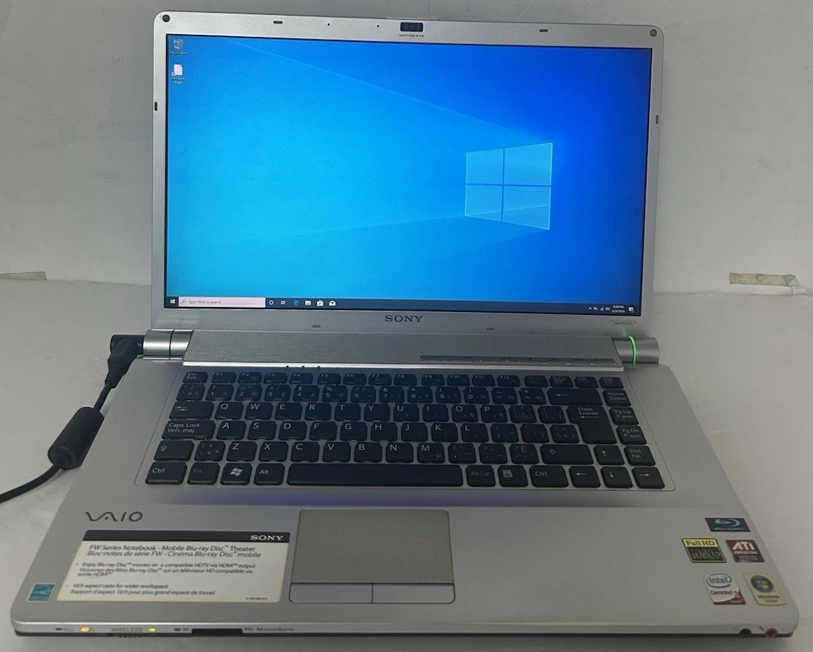 Sony PCG-3F1L VGN-FW300/355J 16.4″Intel Core 2Duo P8600 2.4GHz 4GB Ram-250GB HDD