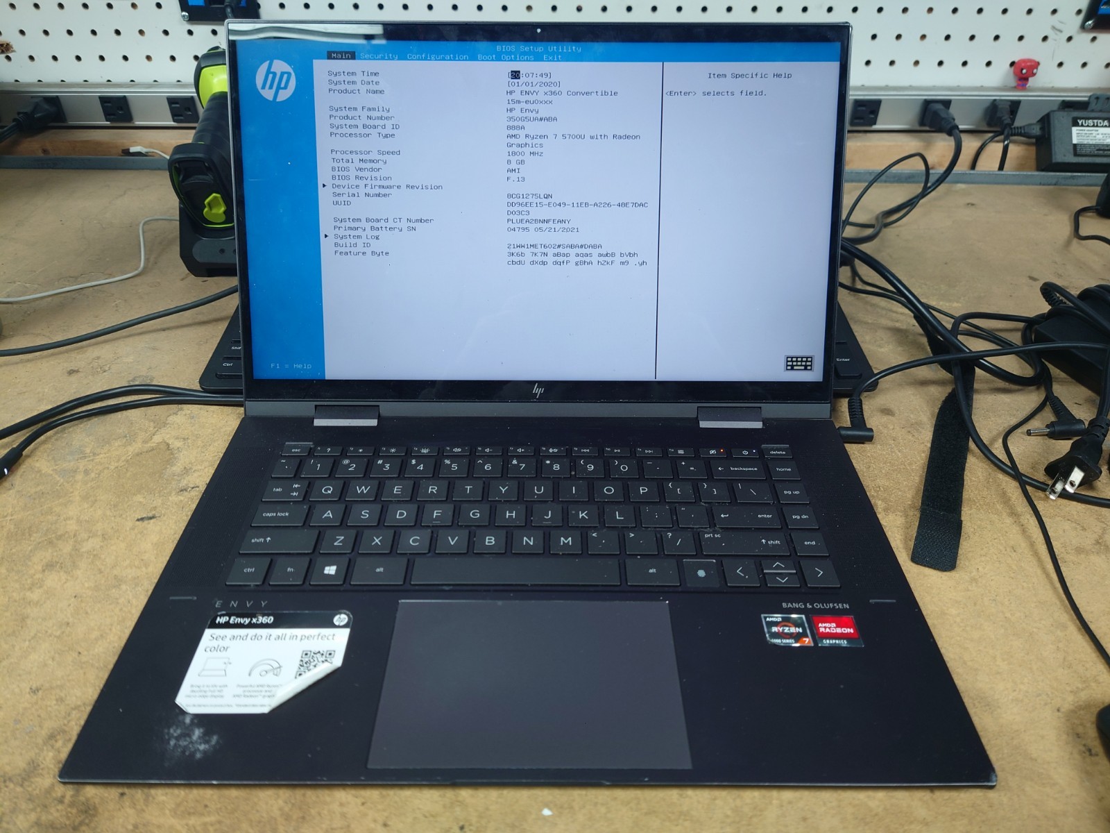 HP ENVY x360 2-in-1 15m-eu0023dx 15.6″ FHD Touch Ryzen 7 5700U 8GB 512GB NO OS