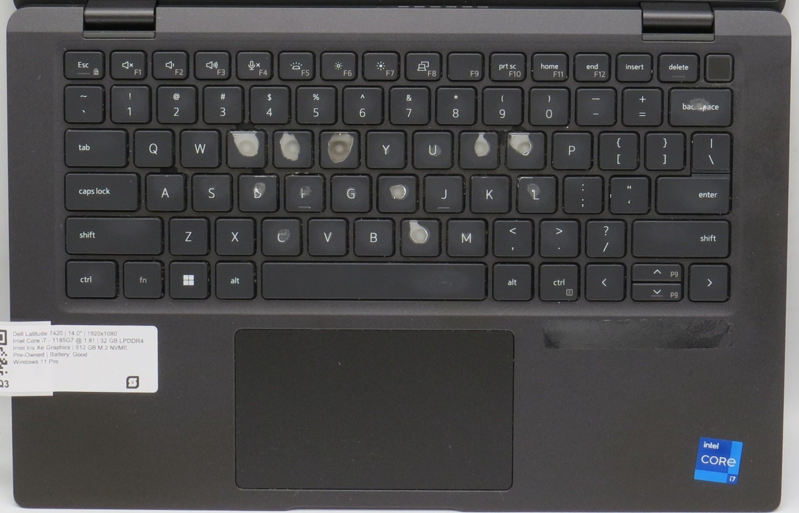 Dell Latitude 7420 Touch i7-1185G7 @ 1.80GHz 32GB DDR4 512GB m2 Windows 11 Pro