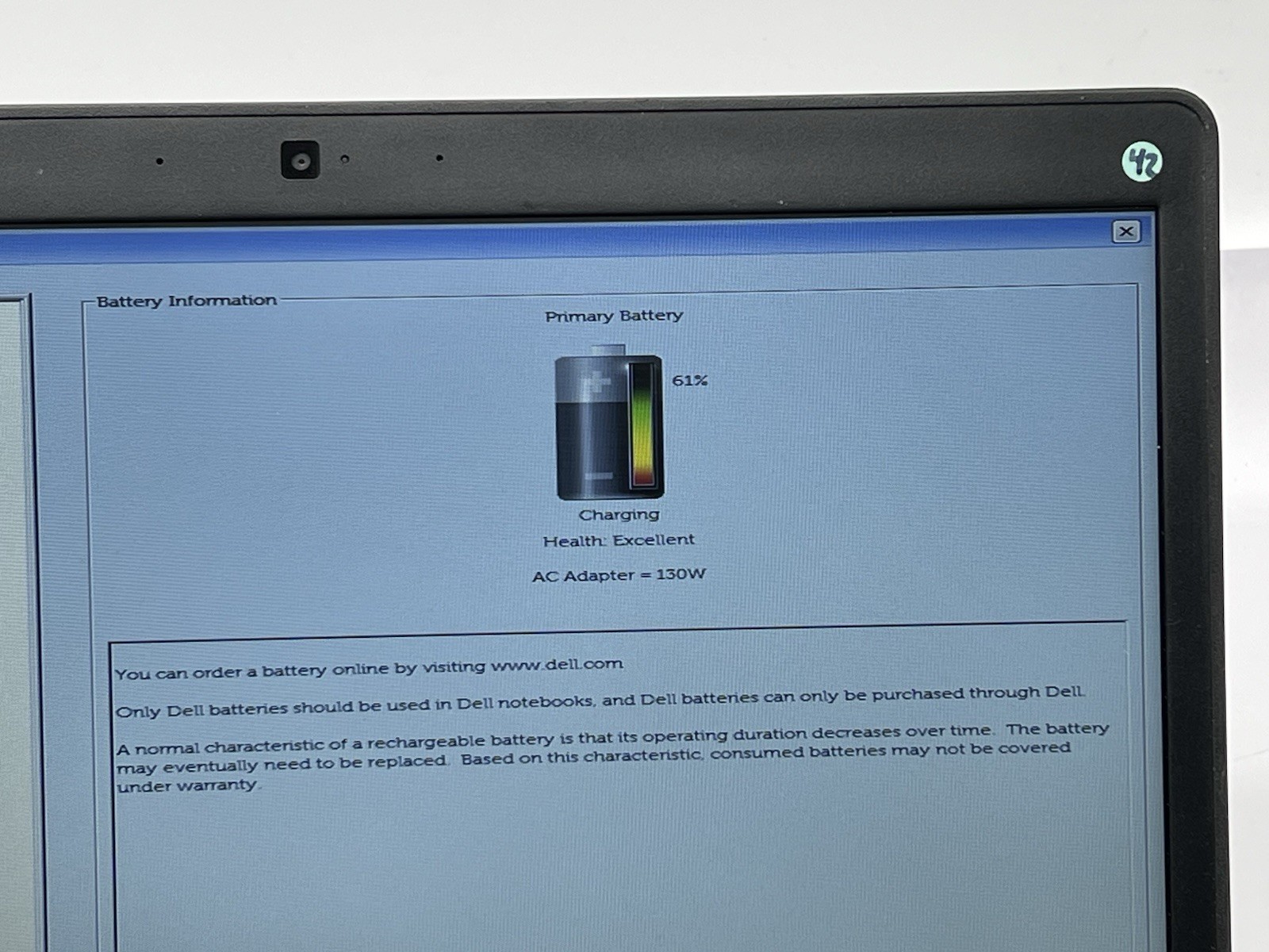 Dell Latitude 5490, i5-8350U CPU, @ 1.70GHz, 8GB RAM, 256GB SATA-No OS/Adapter