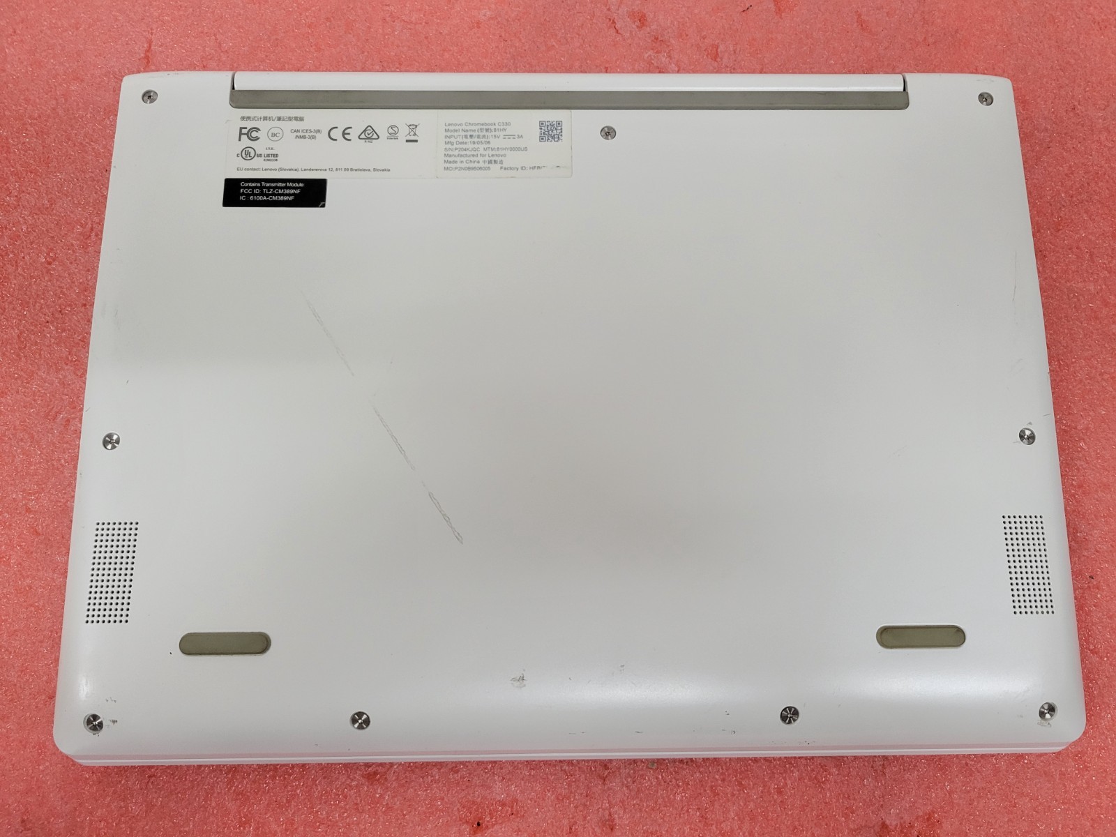 Lenovo Chromebook C330 MediaTek MT8173 4GB RAM 64GB SSD w/PA | LP490