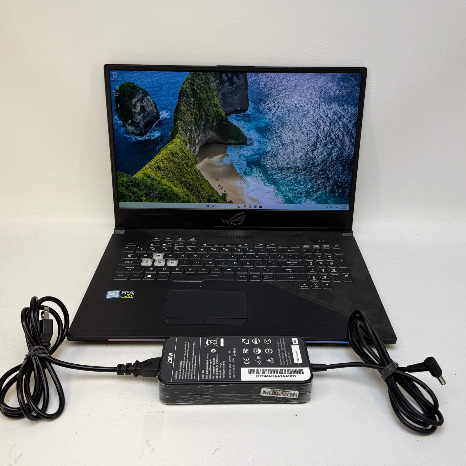 Asus Scar II GL704G 17.3″ i7-8750H 2.2GHz 20GB RAM 512GB SSD GeForce GTX 1060
