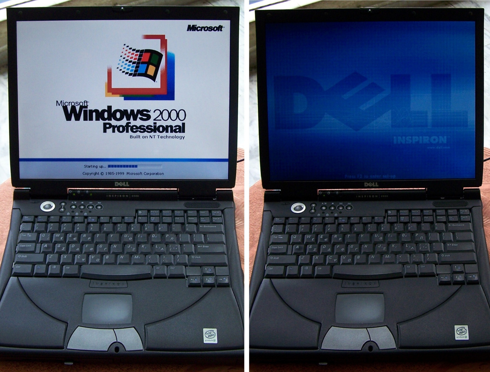 Dell Inspiron 2500 Pentium 3 1GHz 256MB 40GB Floppy Serial Parallel-dos imb cdt-