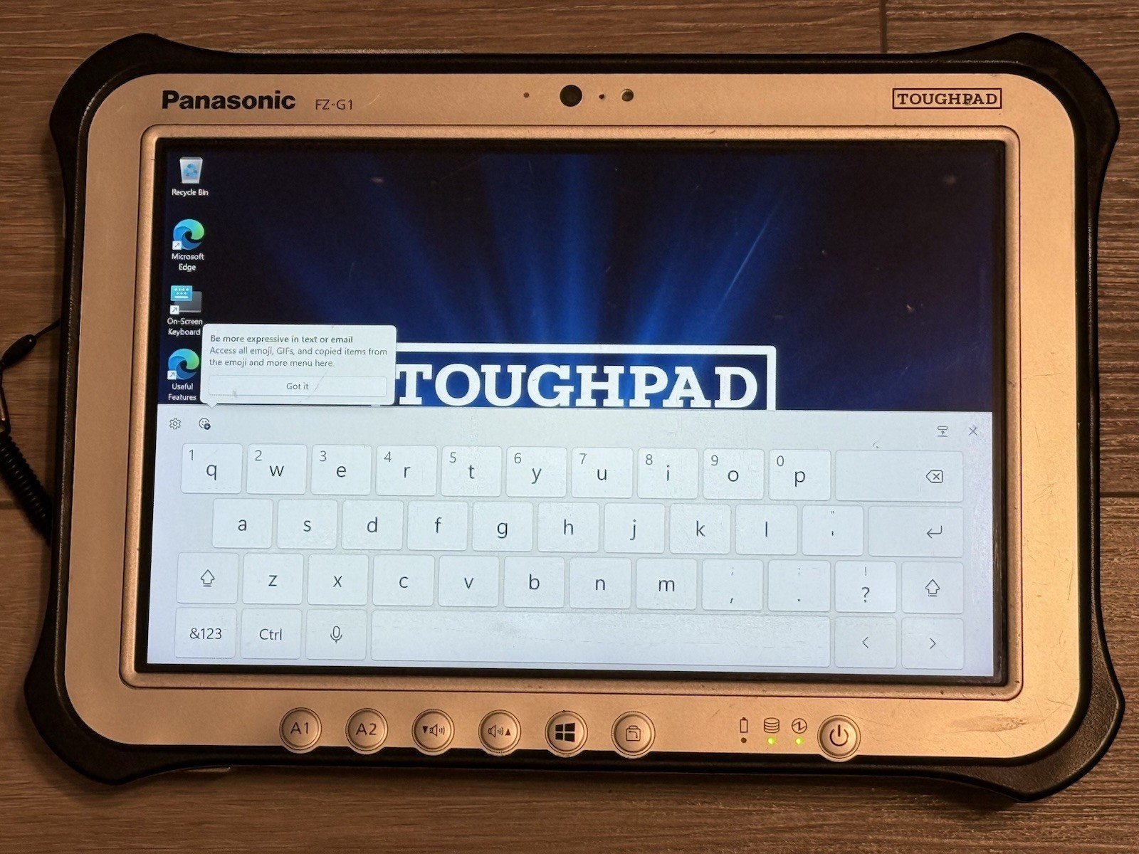 Panasonic Toughpad FZ-G1 GPS i5-6300U 2.4GHz 8GB 256GB SSD 11 Pro LTE