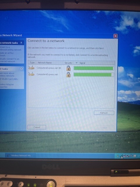 Dell Laptop Windows XP -Parallel port-9 pin Serial Port-RS232-NEW Battery and ac