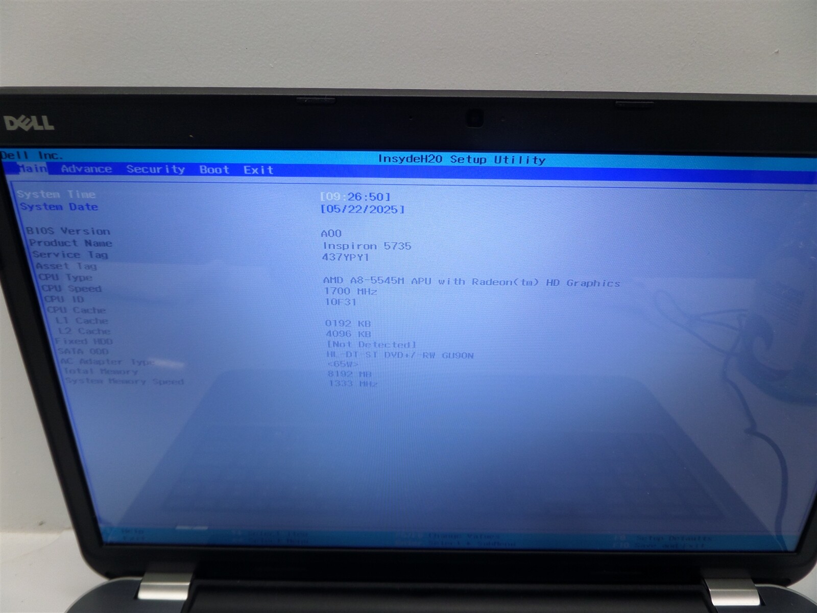 Dell Inspiron 5735 17″ Laptop w/ AMD A8-5545M APU 1.7GHz 8GB RAM – No HDD