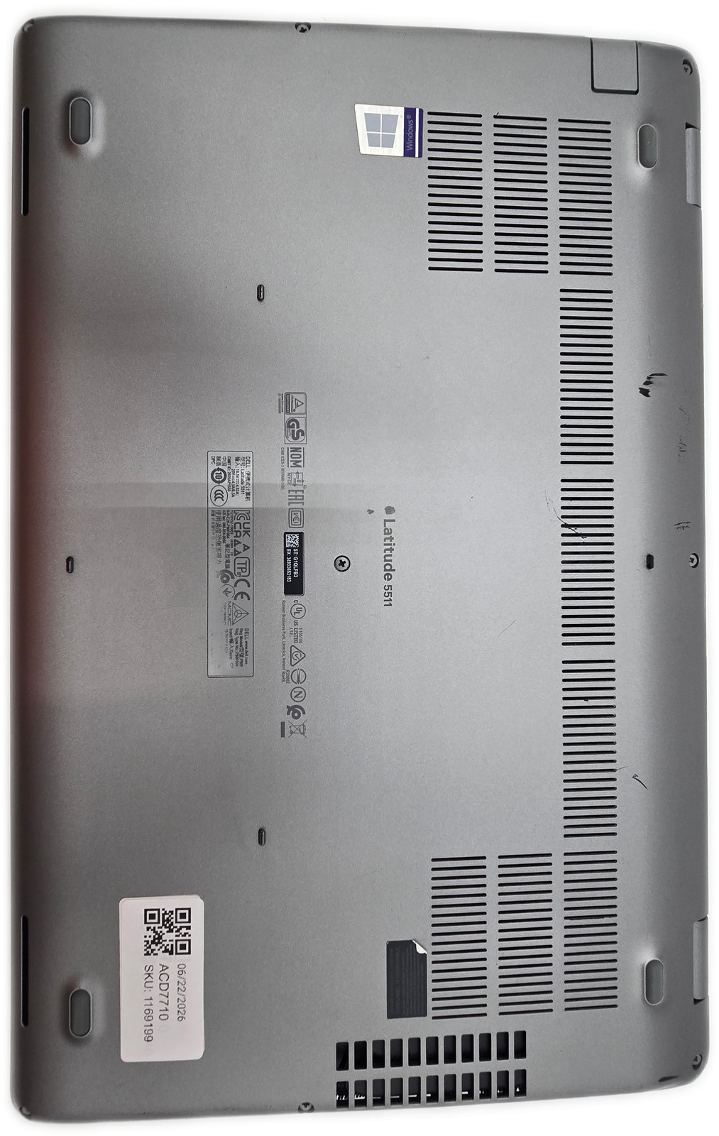 Dell Latitude 5511 i7-10th Gen 16GB 256GB SSD Windows 11 Home