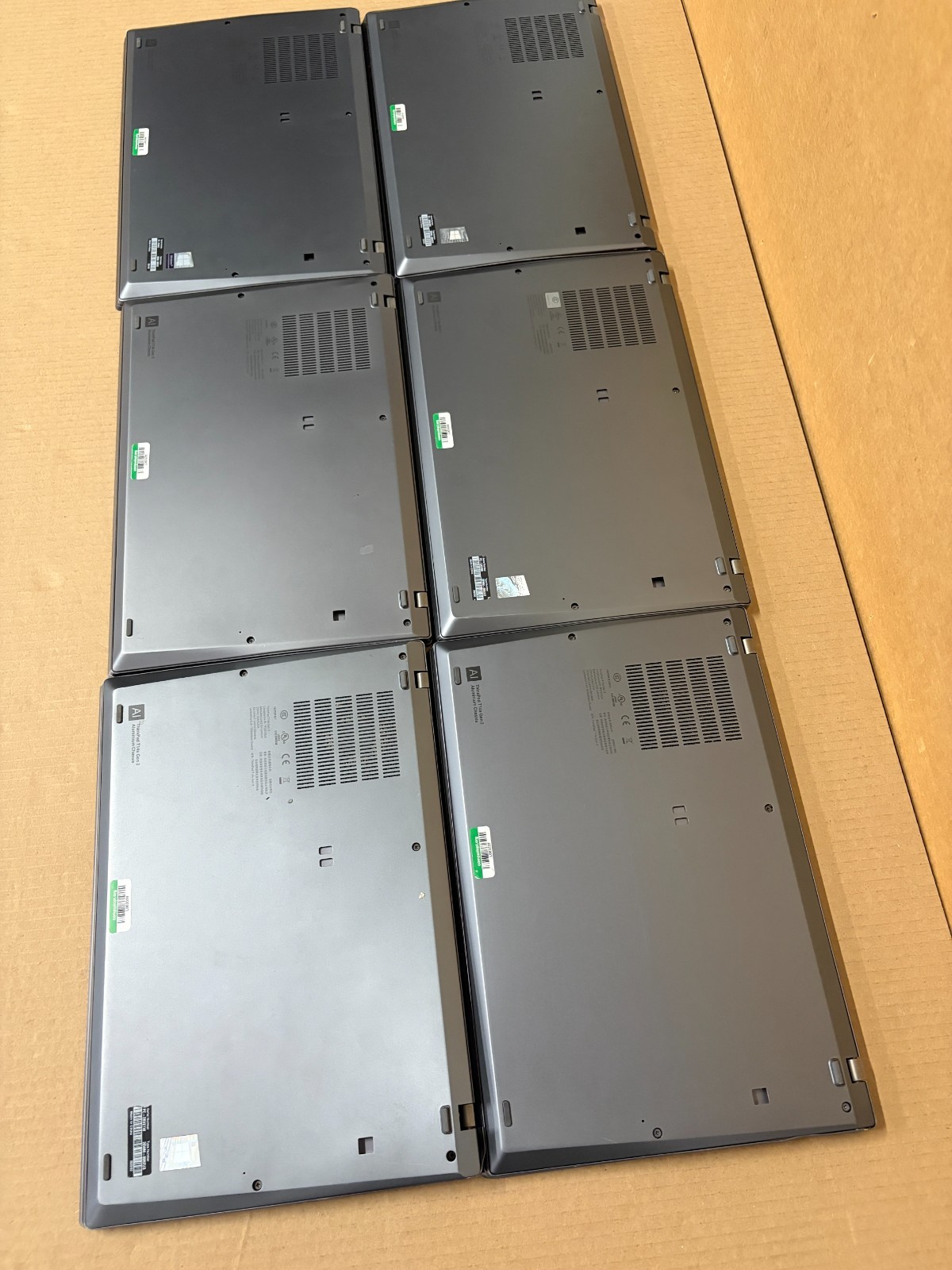 Lot of 6 Lenovo ThinkPad T14s Gen 2 i5-1135G7 | 256GB SSD | 8GB RAM | NO OS H