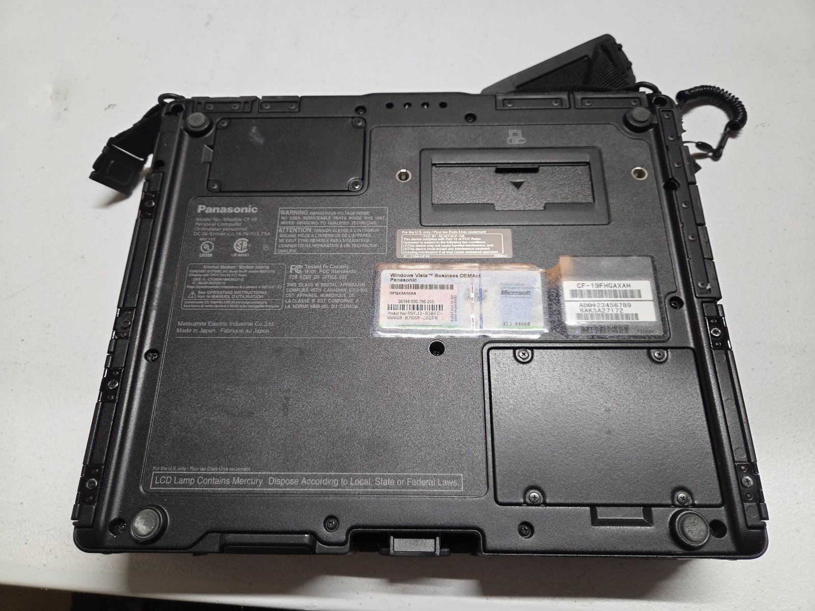 Panasonic Toughbook CF-19 Mk2 10.1″ C2D U7500 2GB NO HDD Laptop 100% BATTERY