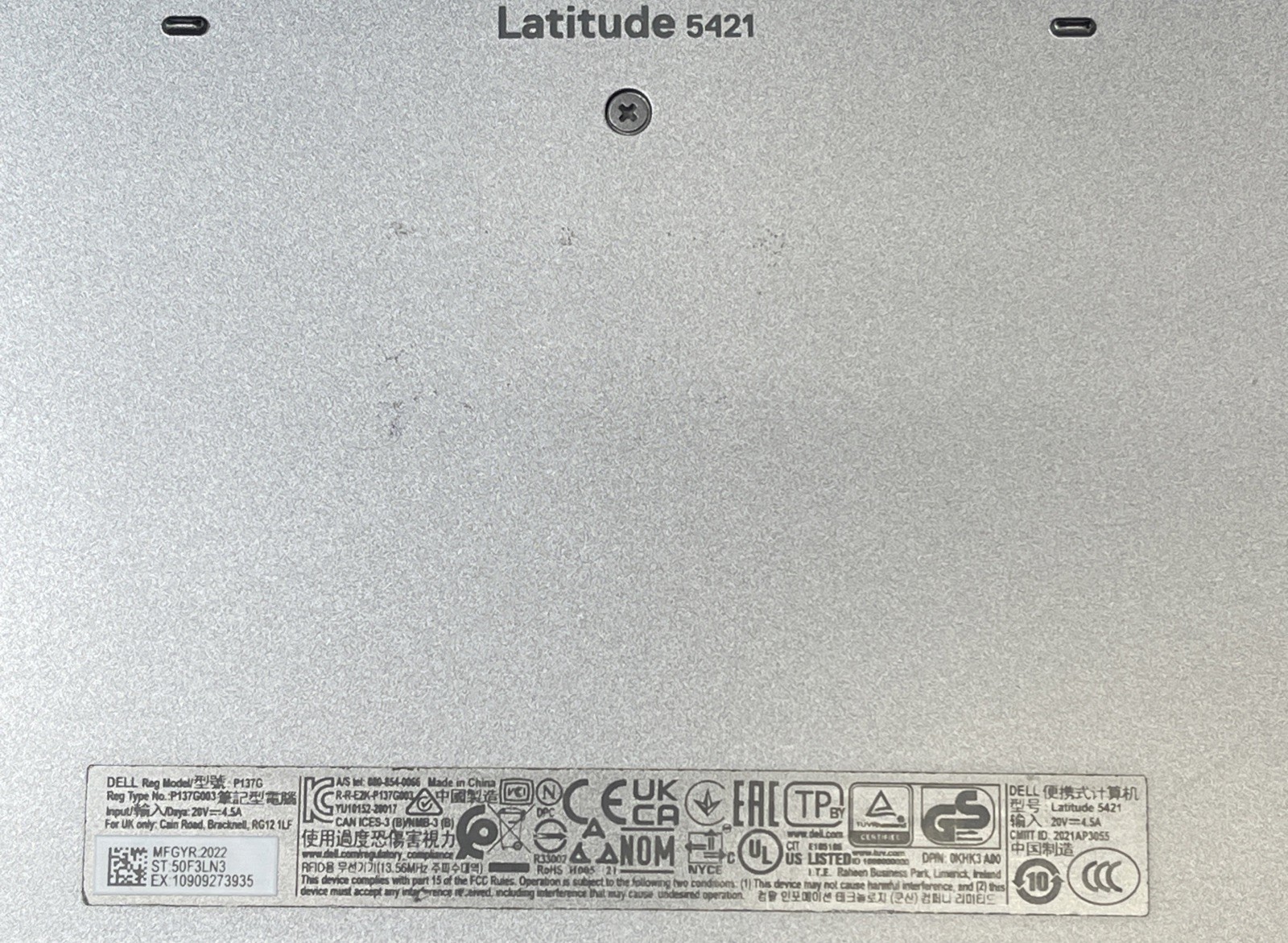 Dell Latitude 5421 Core i5-11500H 2.4 GHz 16GB RAM 256GB SSD