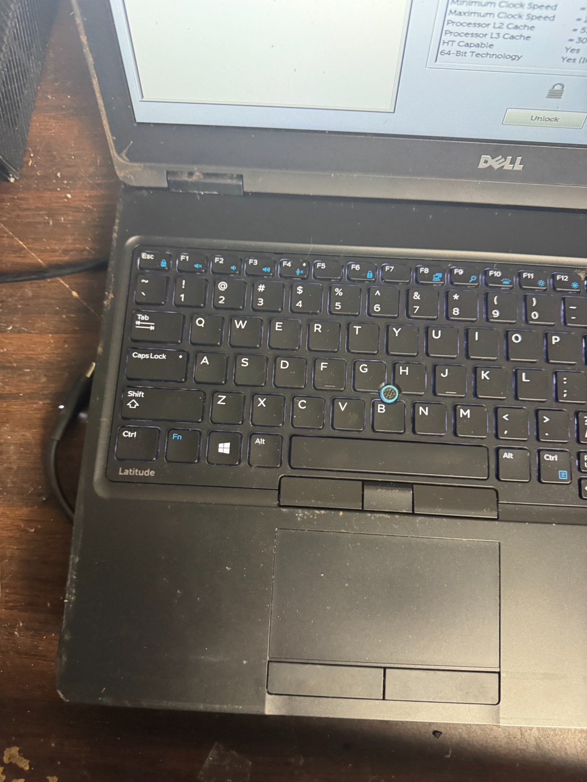 Dell Inc Latitude 5580 Core I5-6300 2.40GHz Laptop For Parts/Repair #5445