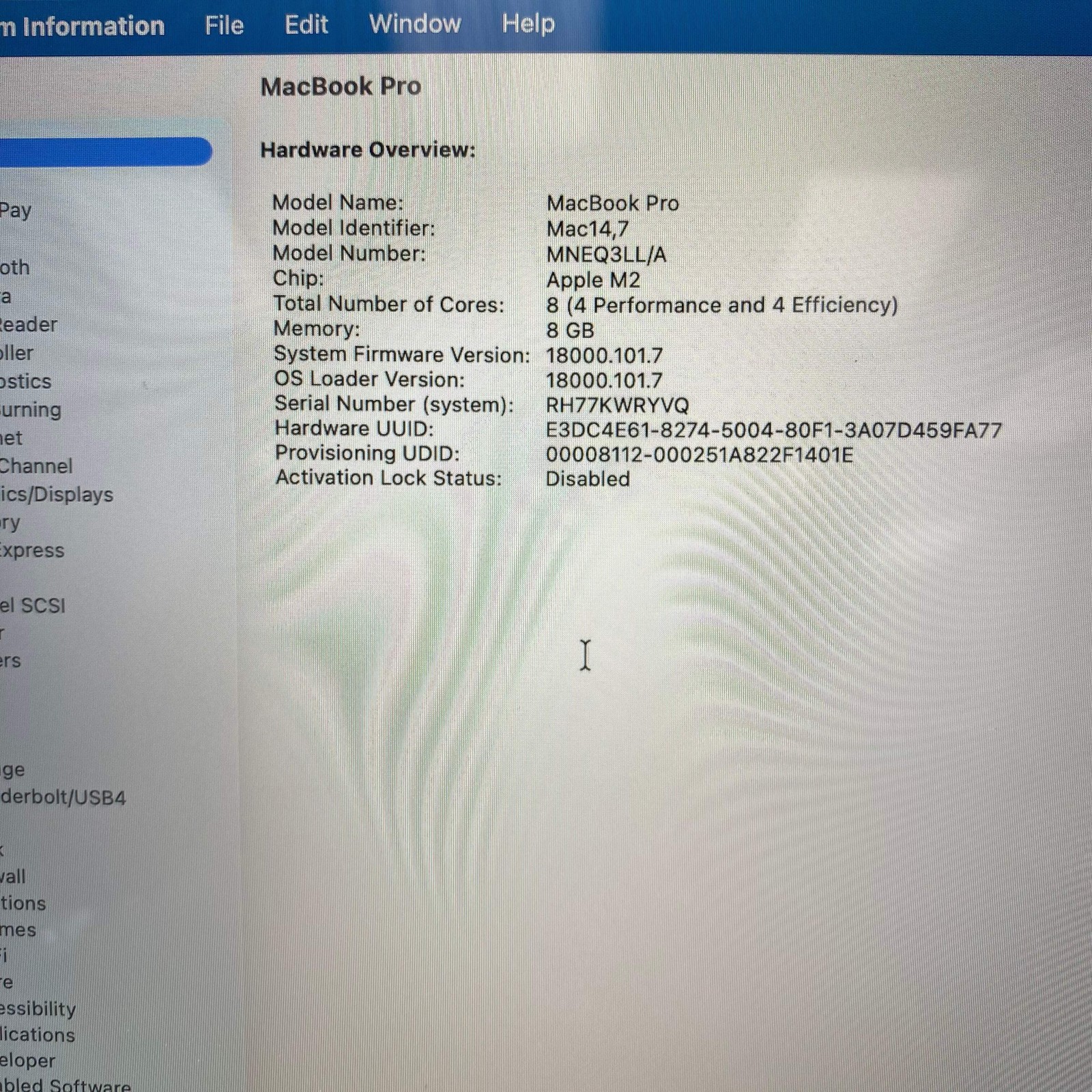Broken 2022 Apple MacBook Pro 13.3″ M2 10C 3.5GHz 8GB RAM 512GB SSD A2338 READ