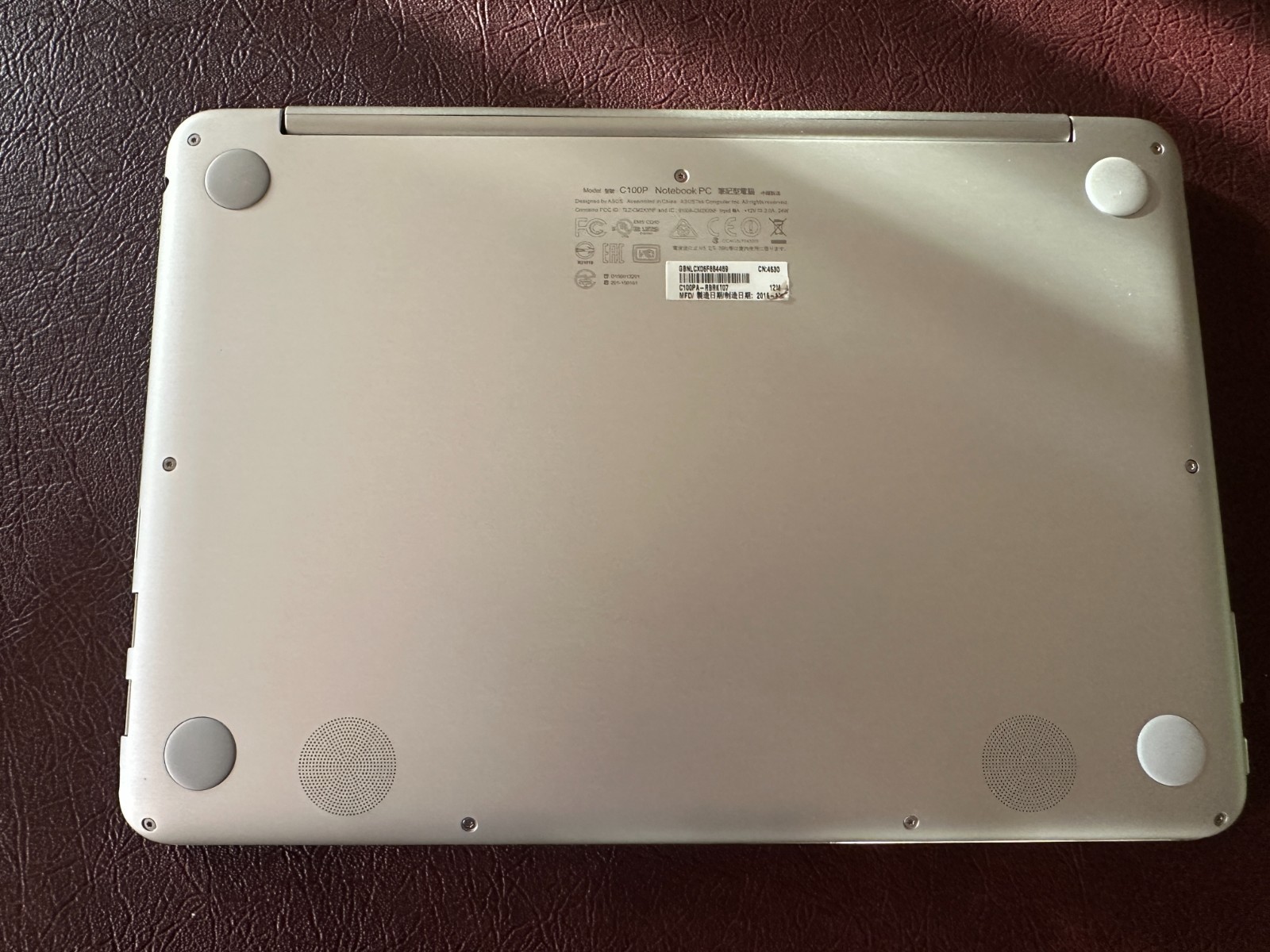 ASUS Chromebook Flip C100PA 10” Touch 1.8GHz 4GB 16GB w/ Charger – Excellent