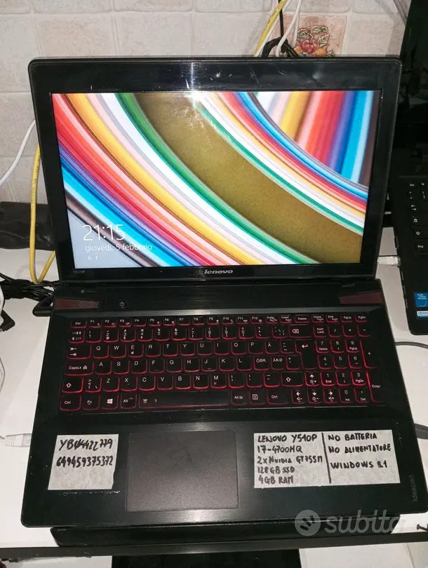 lenovo y510p gaming i7 laptop