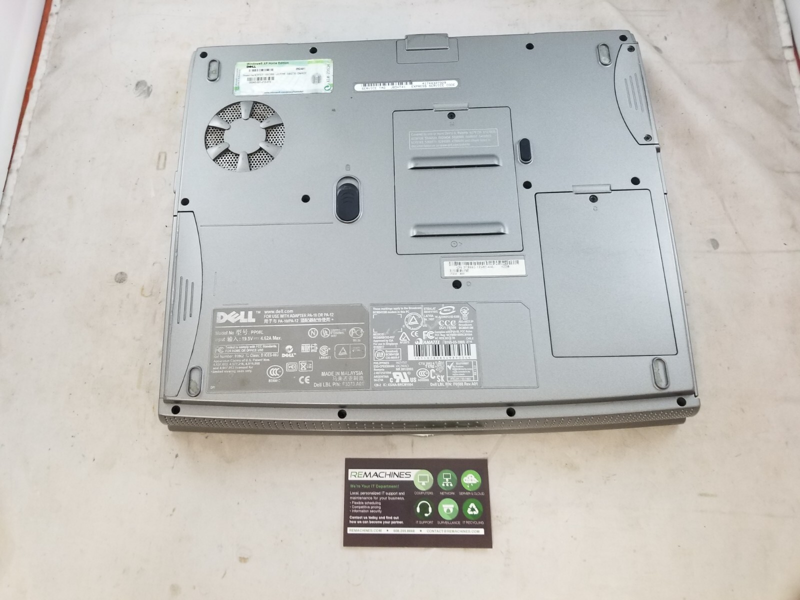 Dell Inspiron 1150 Laptop Intel Celeron 2.4GHz 256MB 20GB HDD Windows XP – READ