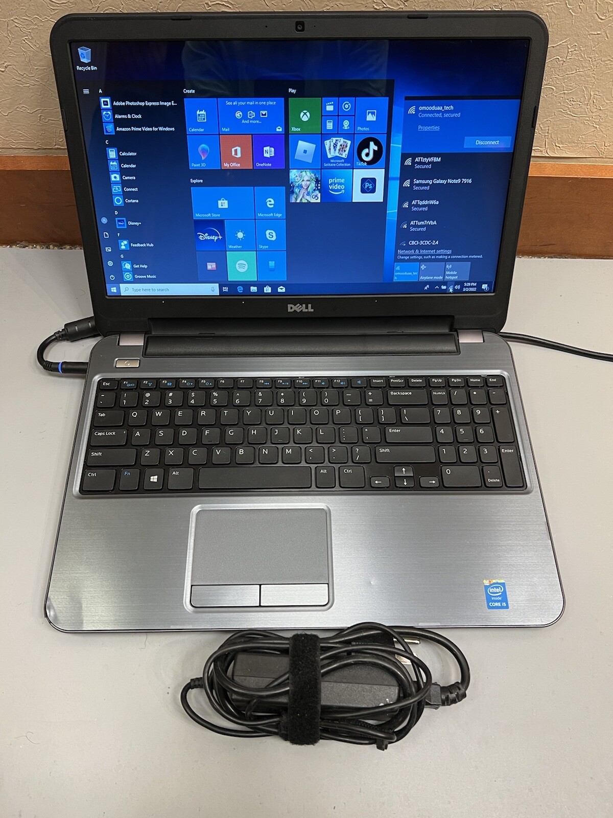 Dell Inspiron 5537 15.6″ Intel Core i5-4200U 4GB RAM 160GB SSD WEBCAM BLUETOOTH