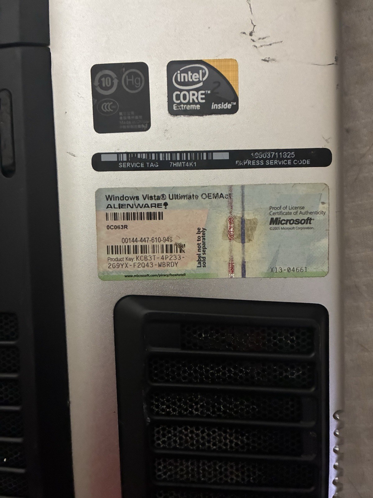 M17X (R1) ALIENWARE LAPTOP