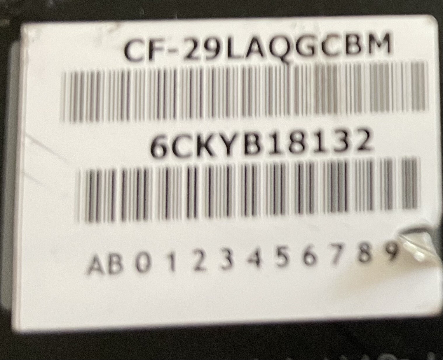 PANASONIC TOUGH LAPTOP CF29 MK4-MK5/ 40GB /NON-TOUCH/1.5 GB RAM 1.60 HZ