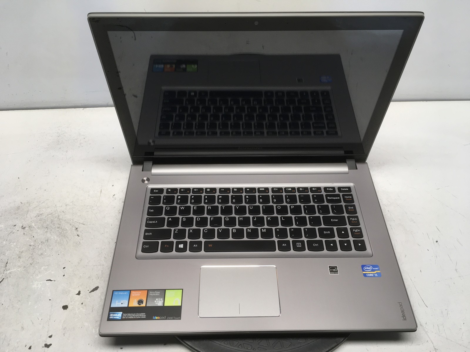 Lenovo IdeaPad Z400 Touch Intel i5-3230M 2.6GHz 2 GB NO HDD No Batt