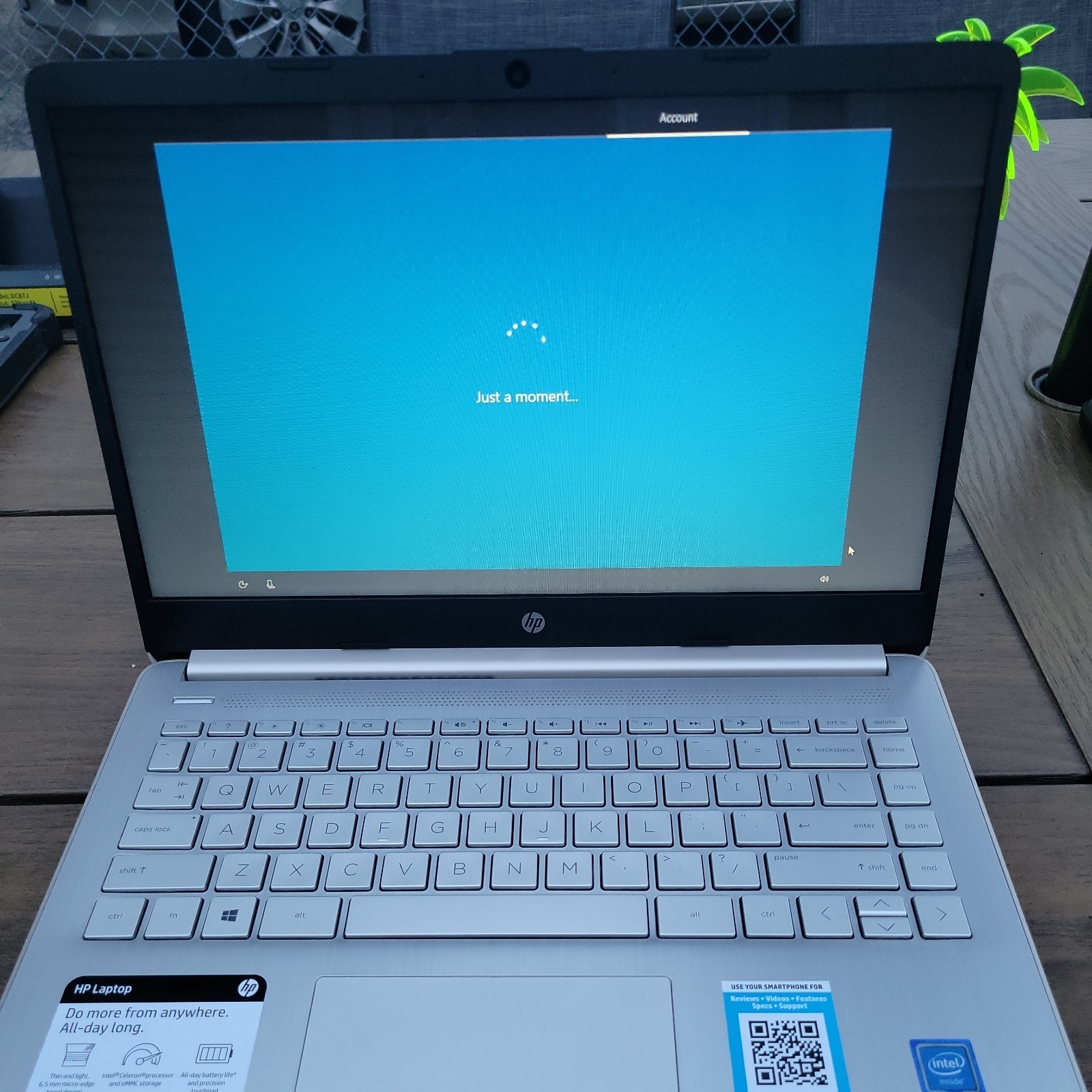 HP Laptop Model 14-DQ0003DX 14″ With Charger