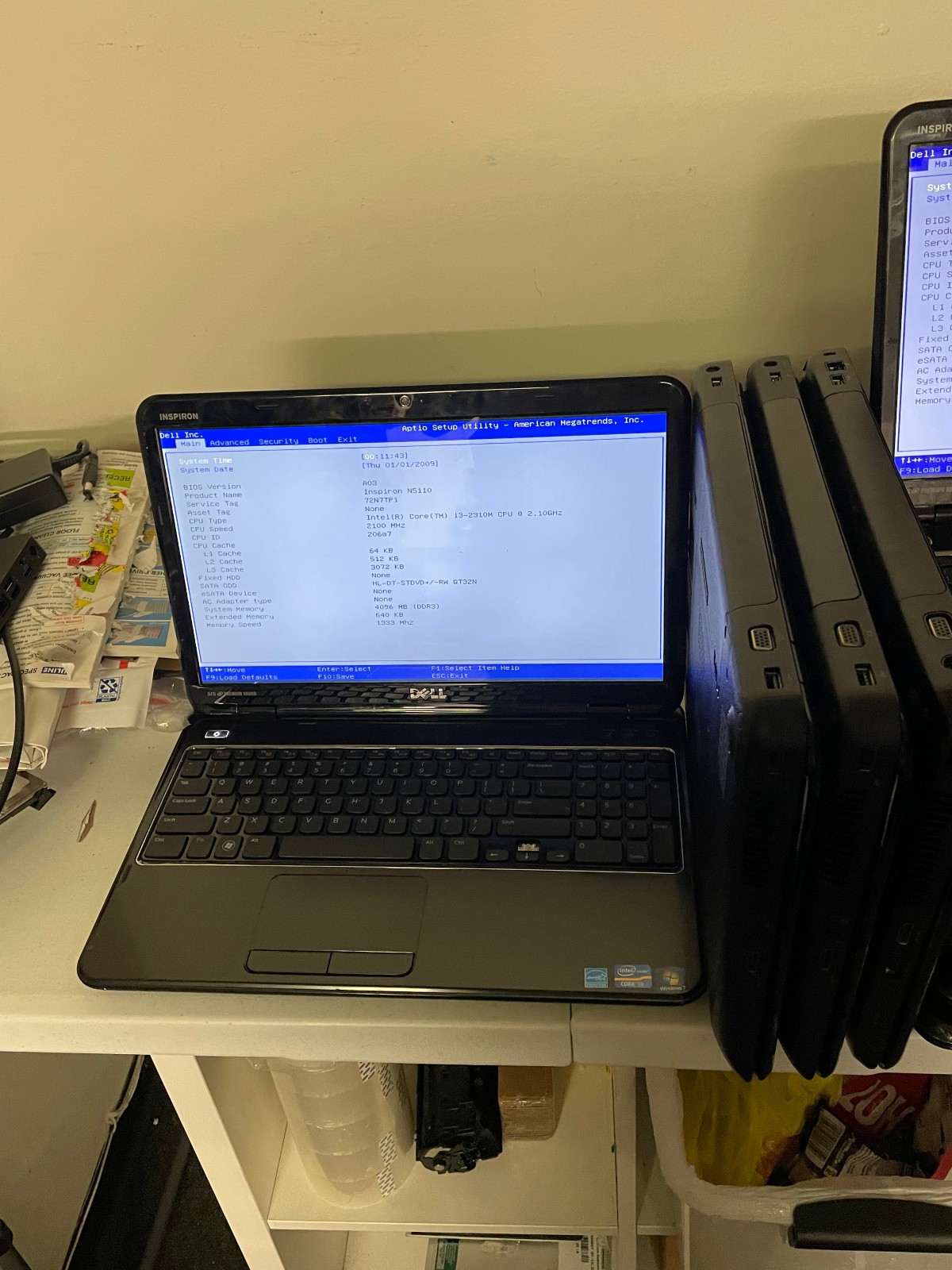 Mixed Lot of 9 Dell Inspiron N5010 & N5110 Laptop Intel i3 and higher wholesale