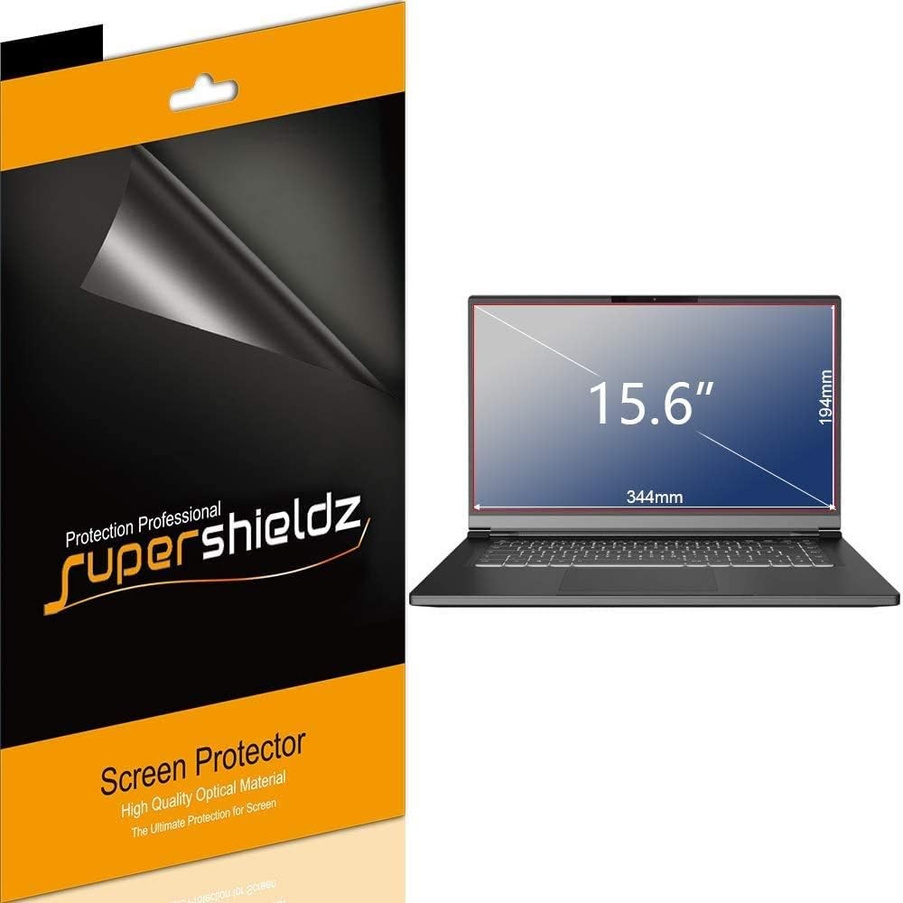 15.6″ Laptop Screen Protectors Clear 3-Pack, Universal 16:9 Compatibility