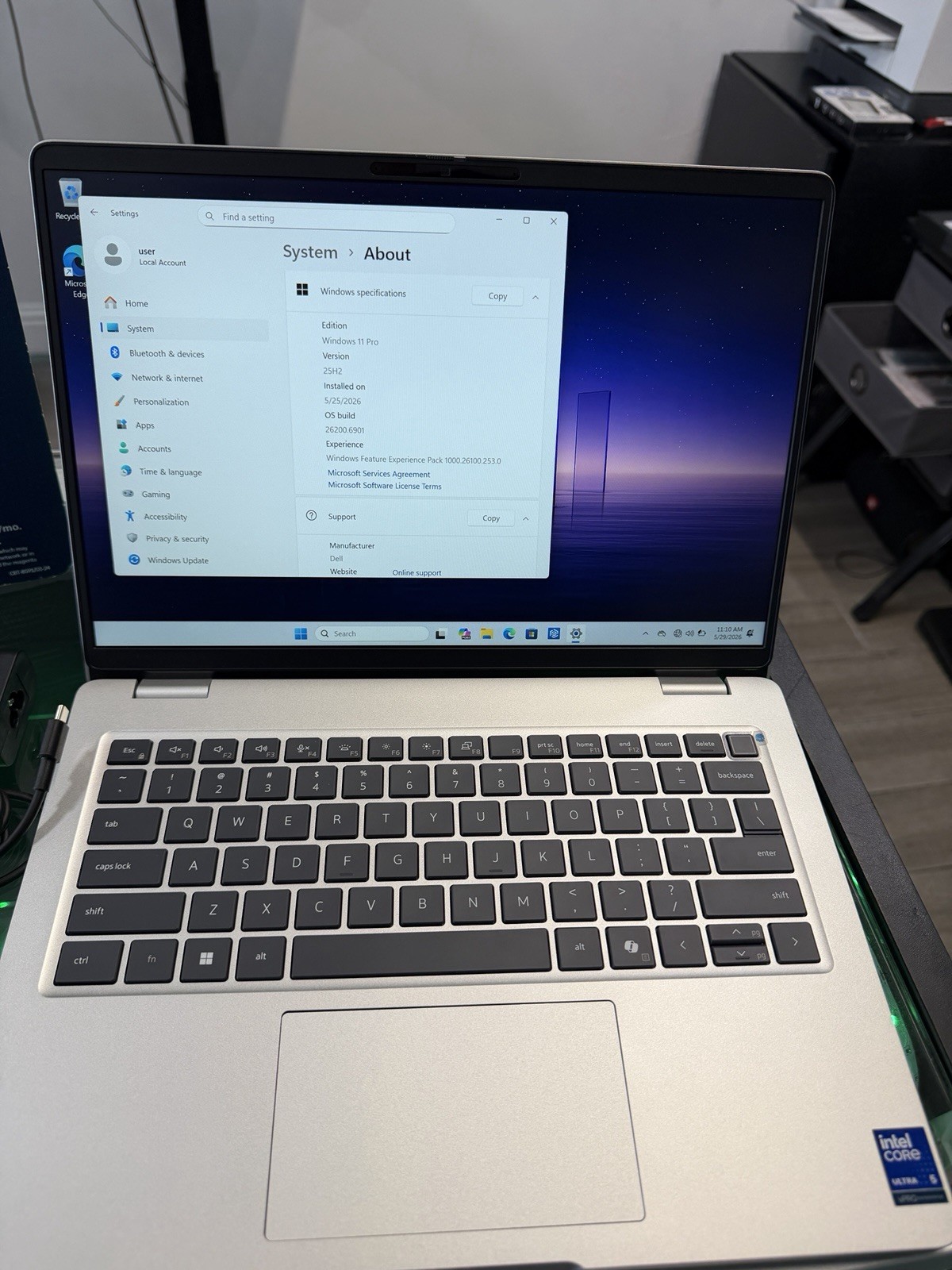 Dell Laptop Pro 14 PC14250 14″ Intel Core Ultra 5 235U 1Tb SSD 32gb Ram Touch