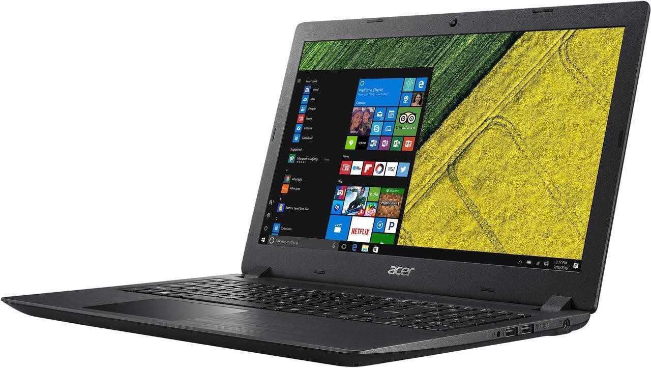 Acer Aspire 3 A315-51-31GK /15.6” LCD/i3-7100U/4GB/1TB HDD/2.4 GHz /Win 10