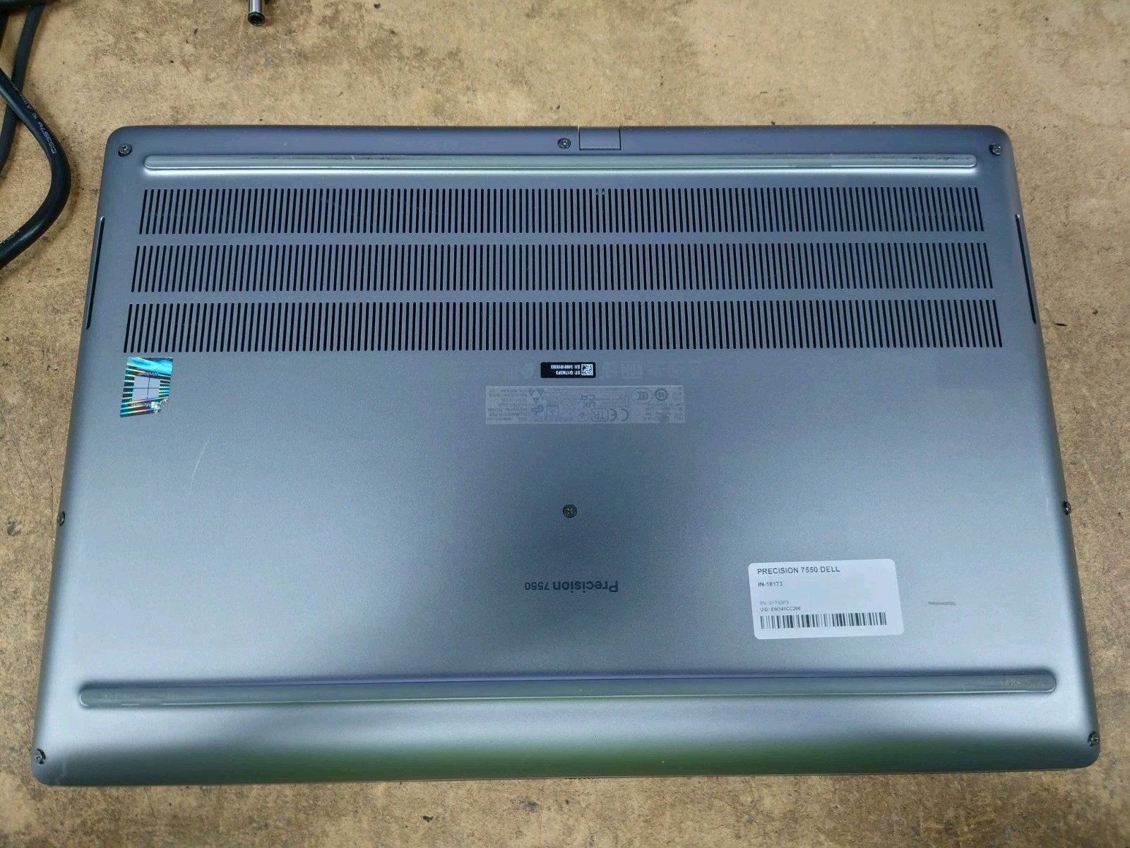 Dell Precision 7550 15.6 FHD W-10855M 64GB RAM 512GB SSD NVIDIA T2000 No OS