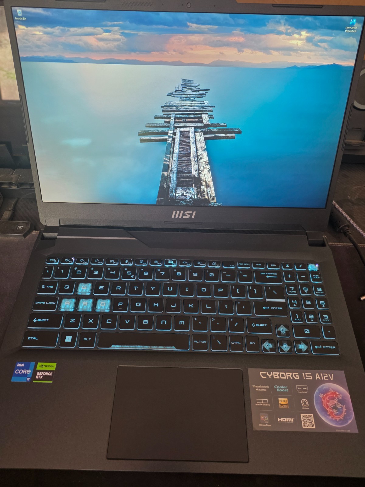 MSI Cyborg 15 A12VF Gaming Laptop–i7-12650H, RTX 4060, 64GB DDR5, 2TB SSD, 144Hz