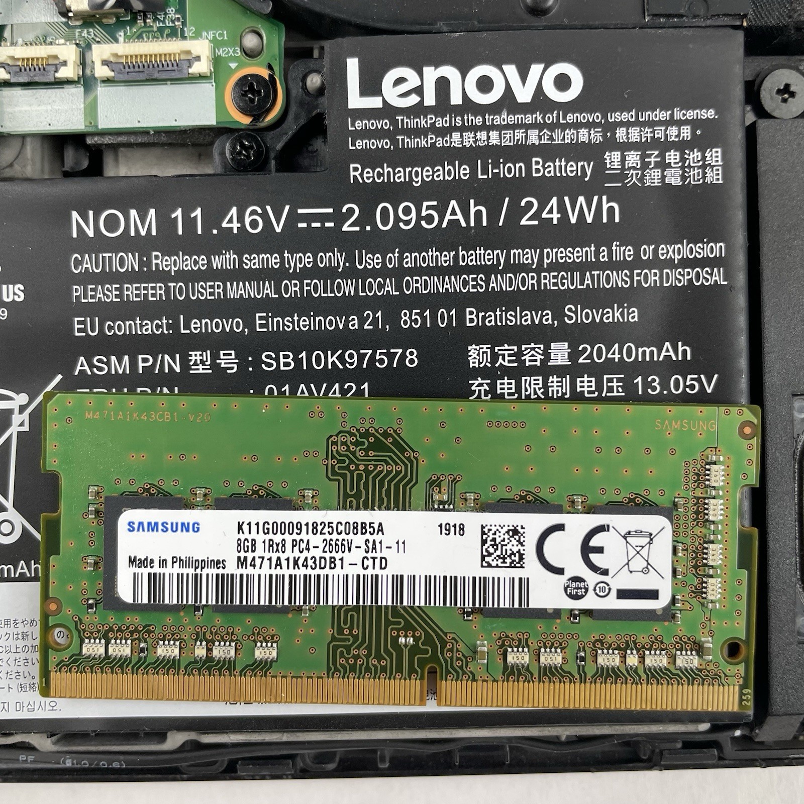 Lenovo ThinkPad T480 14″ i5-8350U 1.70 GHz 8 GB RAM No SSD/OS/AC – Bad Bottom