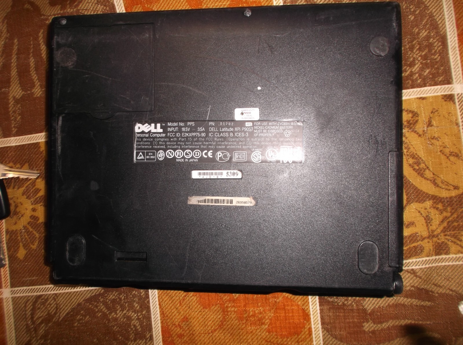 Dell Latitude XPi Laptop RETRO RARE CLASSIC AS IS UNTESTED