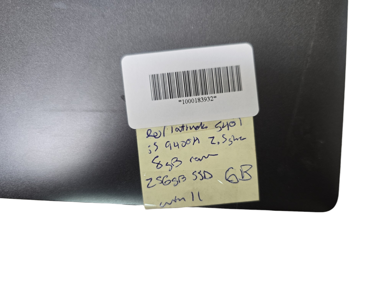 Dell Latitude 5401 i5-9400H@2.5GHz 8GB Ram 256GB SSD Win 11 Tested