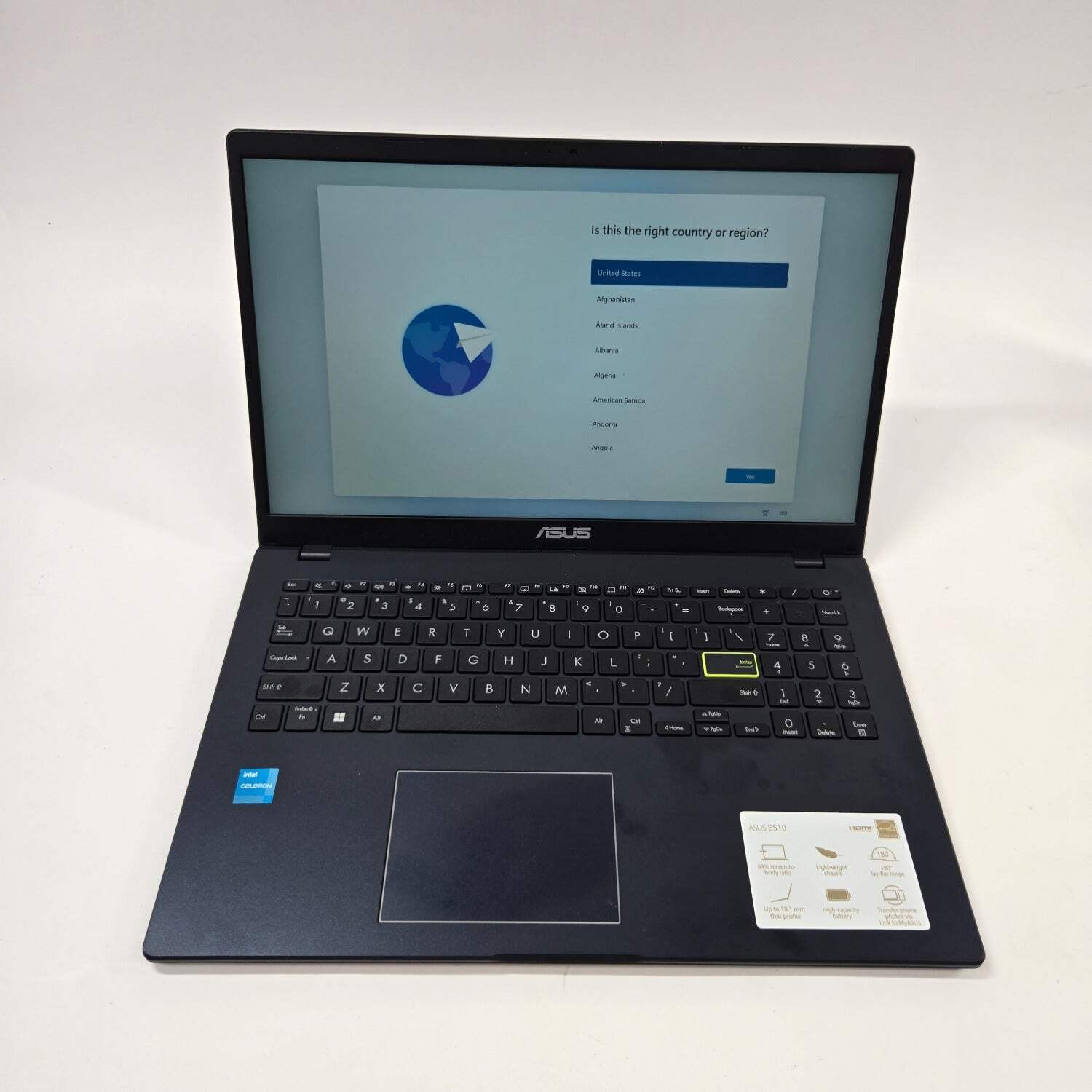 Asus vivobook L510K-ES04 15.6″ Celeron N4500 1.1GHz 4GB RAM 128GB SSD