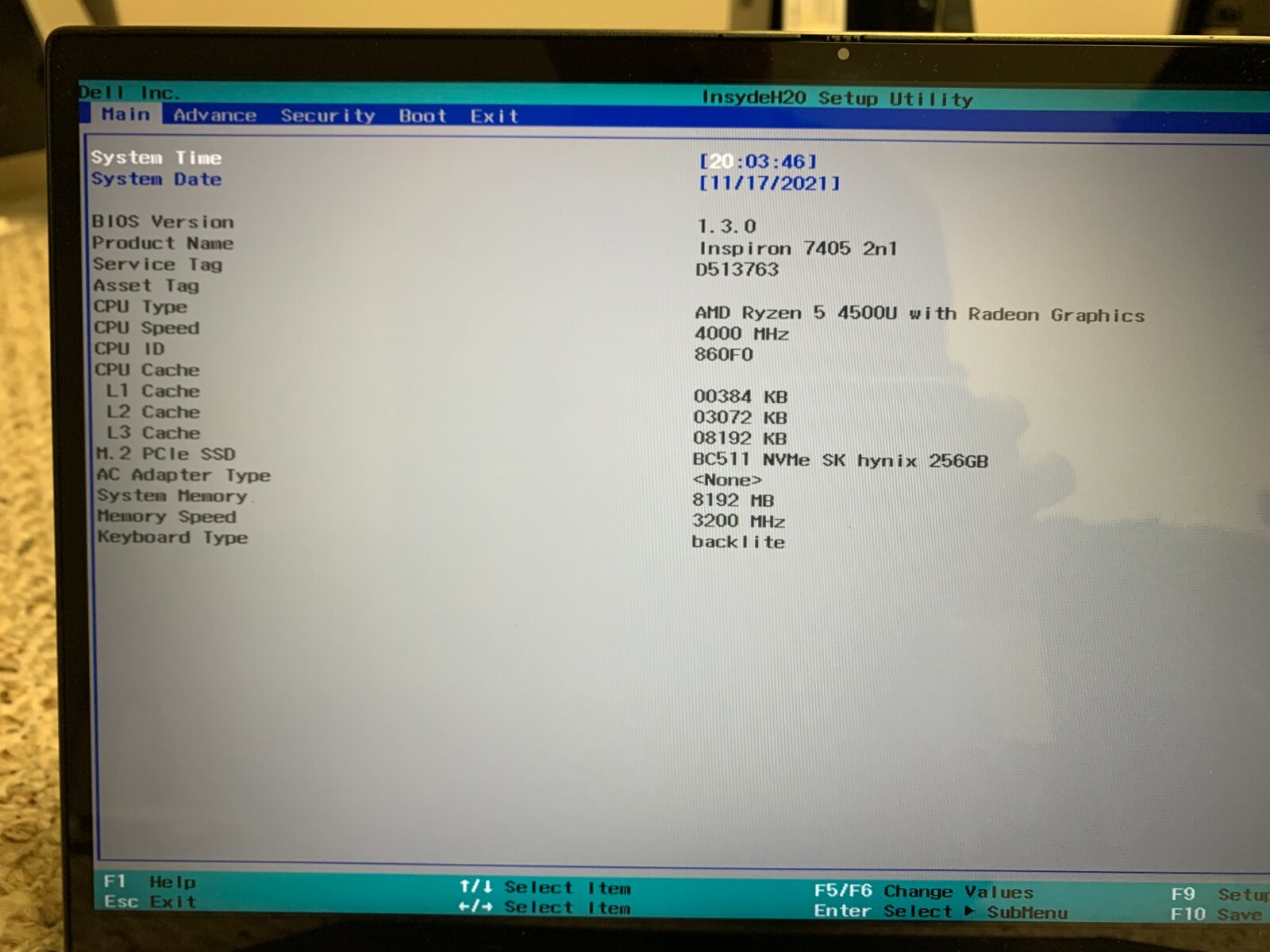 Dell Inspiron 7405 Sandstorm – 14″ Convertible Touch Screen Laptop – Windows 10