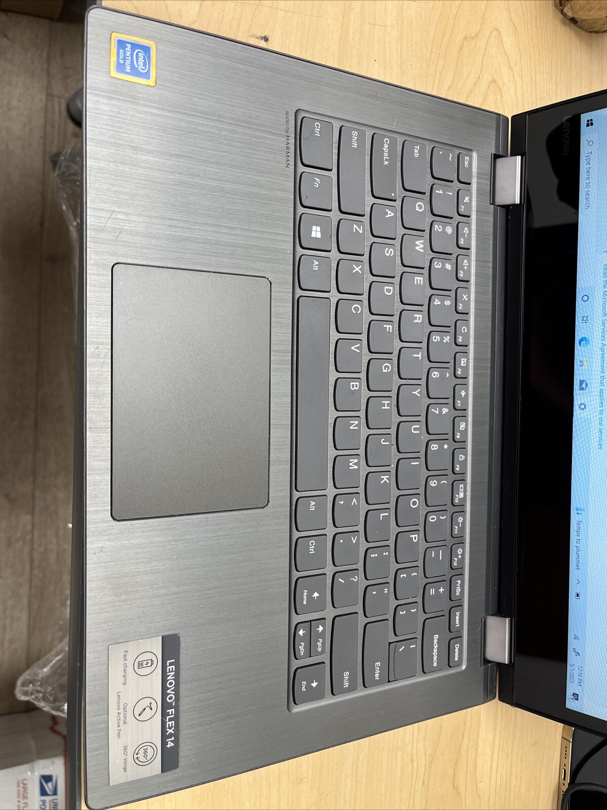 Lenovo Ideapad Flex 6 14in 2-1 Touchscreen Gold 4415U 2.3GHz 4GB RAM 128GB