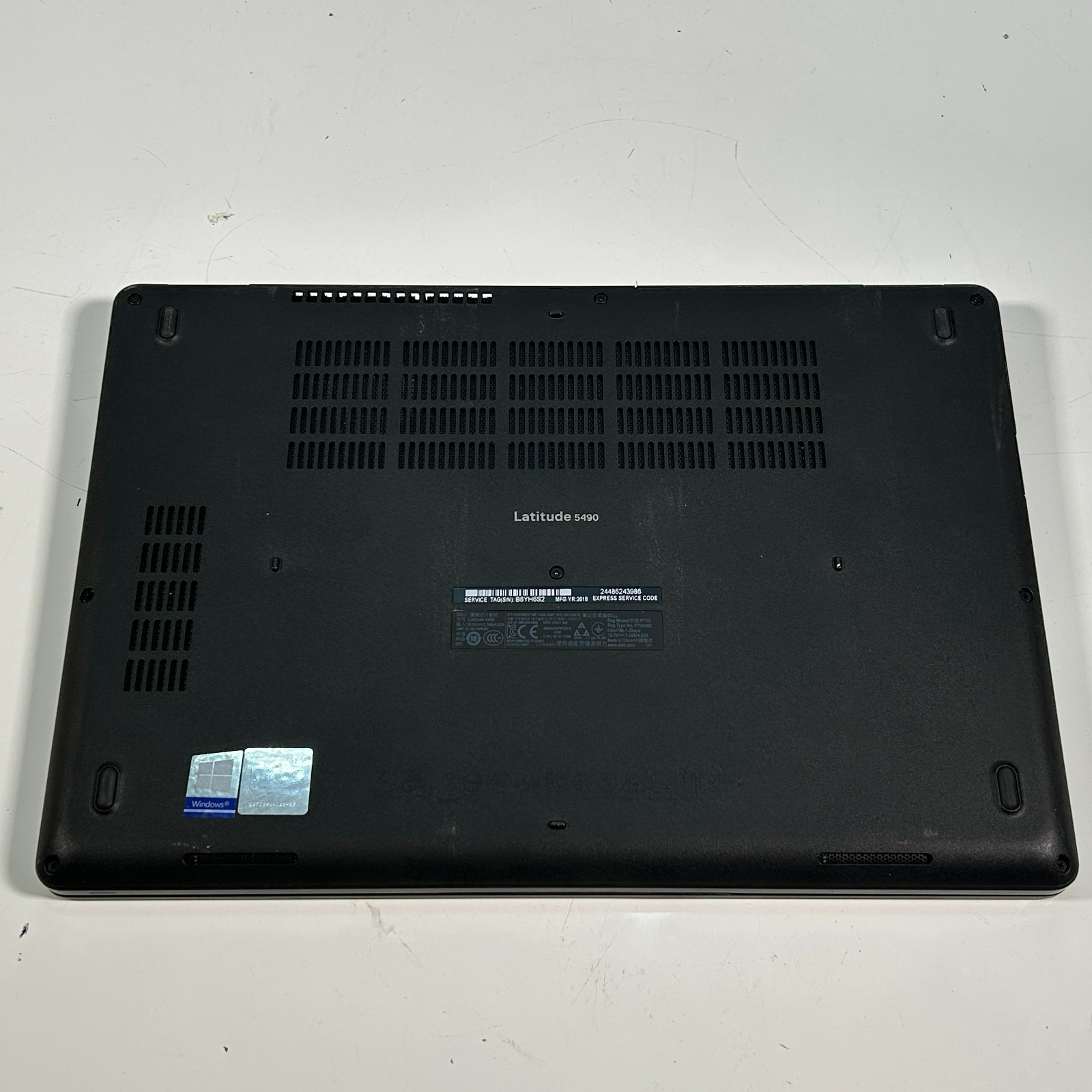 Dell Latitude 5490 Intel Core i5-8350U 1.70GHz 8GB RAM 256GB SSD No OS Used