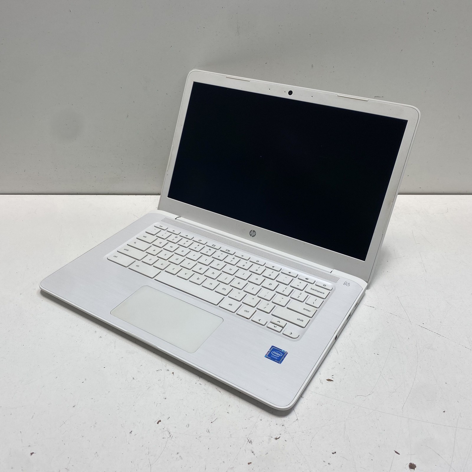 HP Chromebook 14-ca053cl 14″ Intel Laptop White Chrome OS Tested